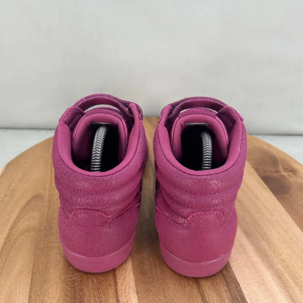 Reebok Freestyle Hi Face Stockholm Pink High Top Sneakers Shoes Girls Size 6